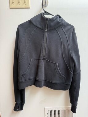 Lululemon black Half-Zip scuba XS/S
